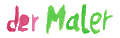 der Maler Aquarelle